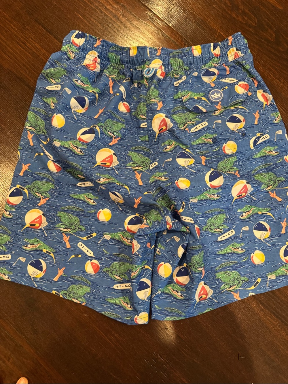 Peter Millar boys Happy Gilmore golf swim trunks XL boys